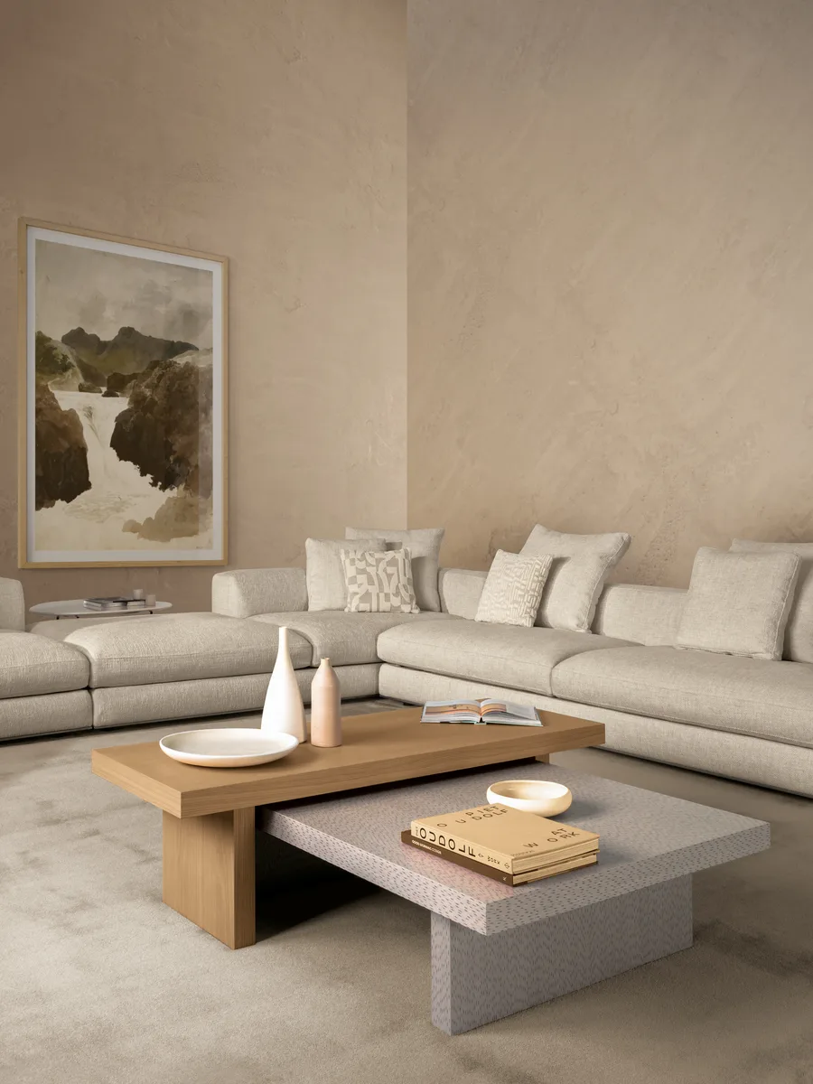 Hoekbank uit Talenti Home in een lichte woonkamer