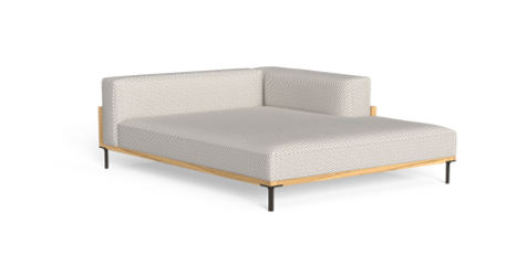 Cleosoft wood modulaire bank module lounge XL SX