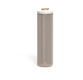 Coral grijze gewoven lantaren lamp h95