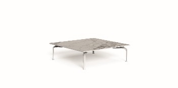 Cruise alu koffie tafel vierkant 120