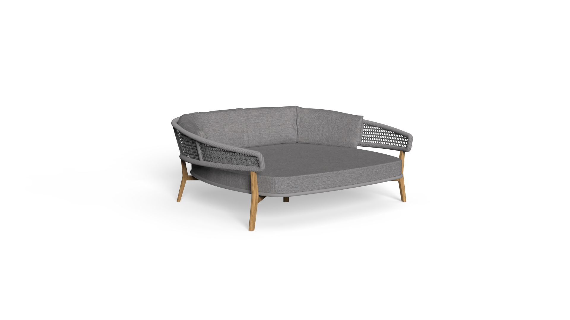 Moon teak daybed