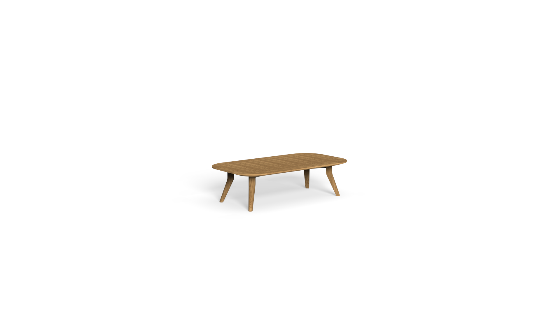 Moon teak koffie tafel 110x60