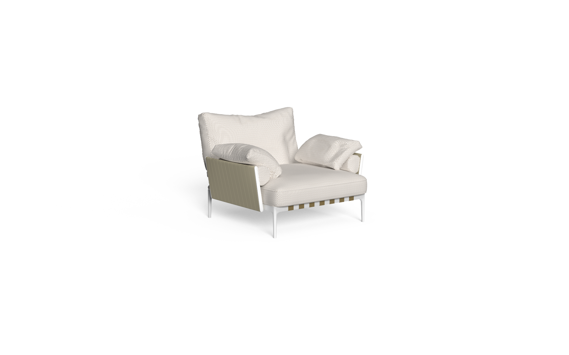 tuinstoel met armleuning kussens