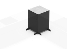 Tikal hoek basis met aanrecht